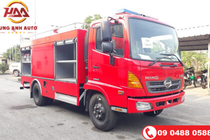 Xe chữa cháy 4 khối HINO FC Bơm chữa cháy Tohatsu