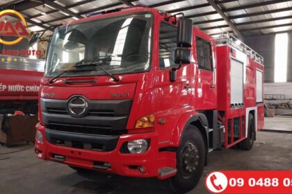 Xe cứu hỏa chữa cháy HINO FG8JJ7A-A 6 Khối Cabin Kép