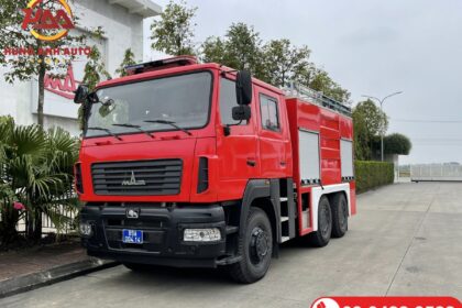 Xe ô tô chữa cháy 5 khối Maz cabin kép