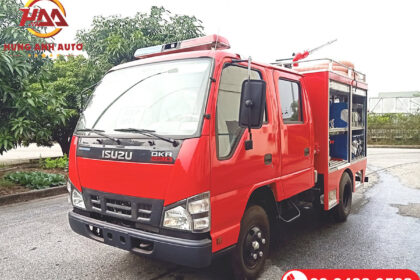 Xe ô tô chữa cháy cứu hỏa mini ISUZU 1 Khối