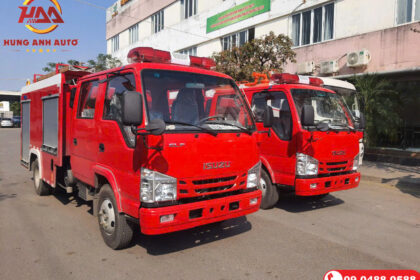 Xe ô tô chữa cháy cứu hỏa ISUZU Trung Quốc 1.5 Khối